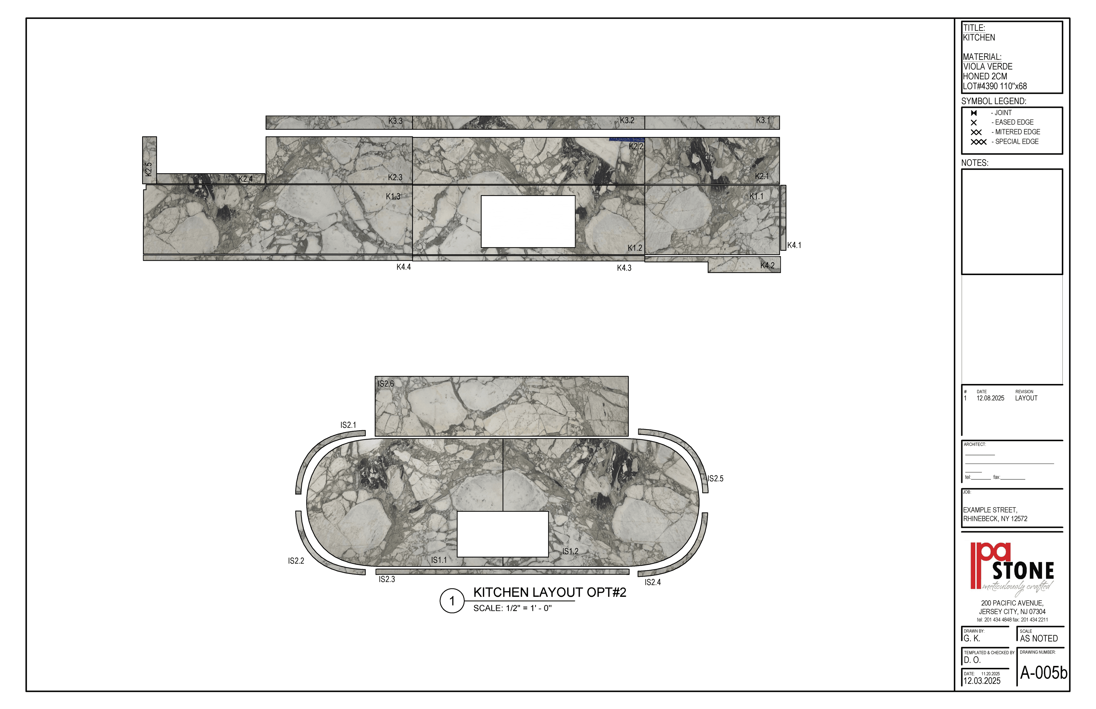 Rhinebeck Kitchen blueprint