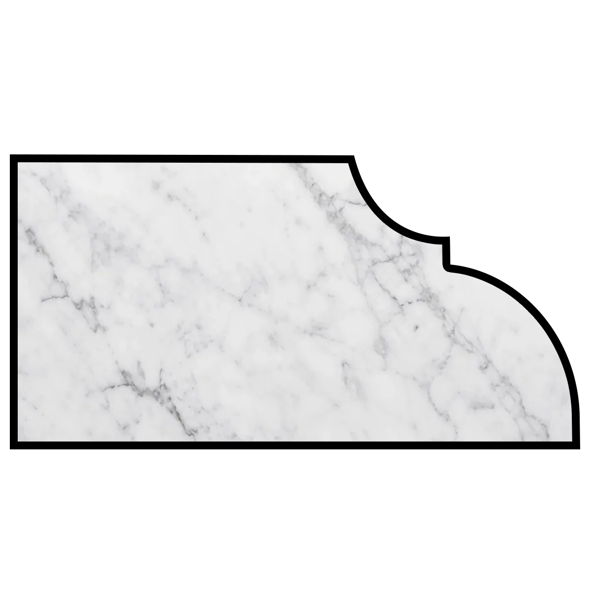 Cove Dupont countertop edge profile