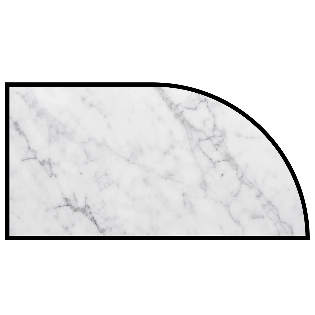 Demi Bullnose countertop edge profile